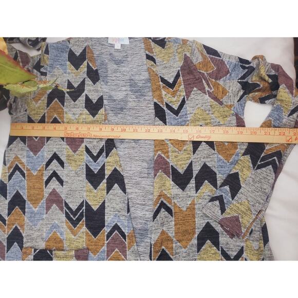 NWoT LulaRoe Sarah S Cardigan Duster Long Sweater Open Front Pockets Womens Size - Picture 6 of 7